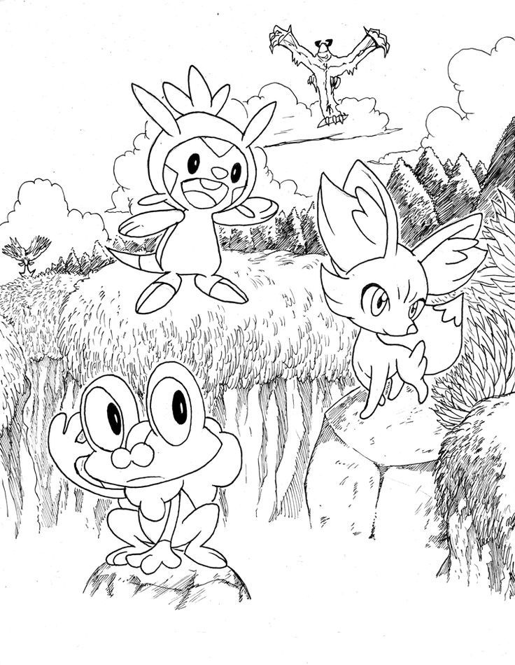 all legendary pokemon coloring pages