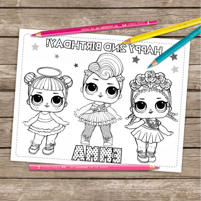 Coloriage Poupée Lol Impressionnant Photos Coloriages Surprise L O L Surprendre Coloriage