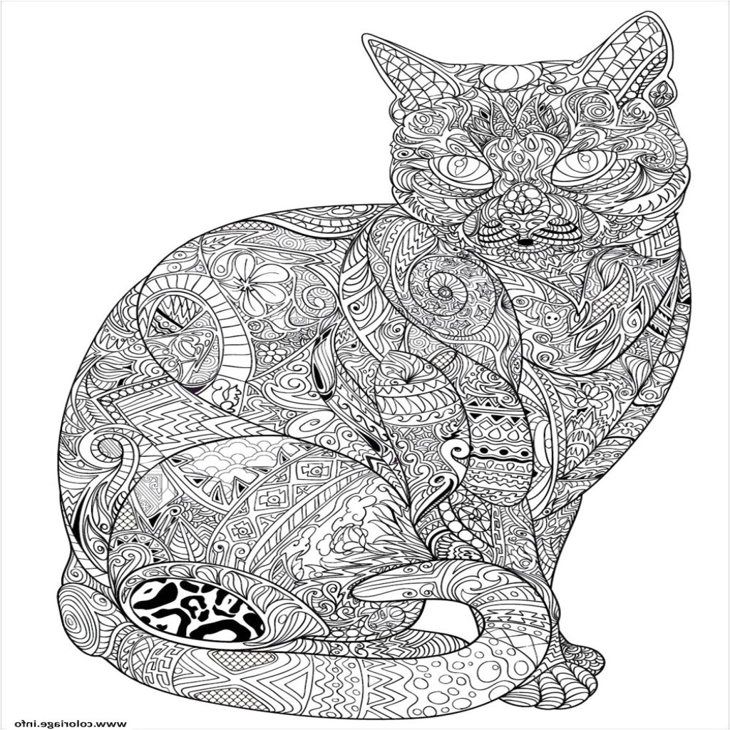 coloriage animaux adulte