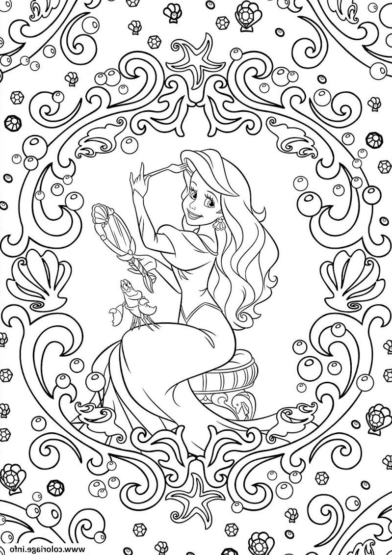 mandala disney princesse raiponce coloriage dessin