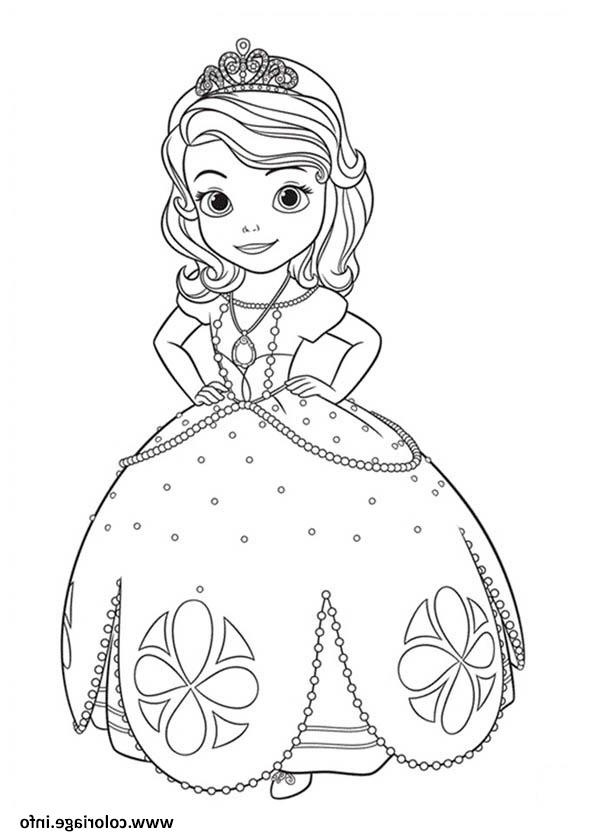 princess sofia the first going to dance coloriage dessin