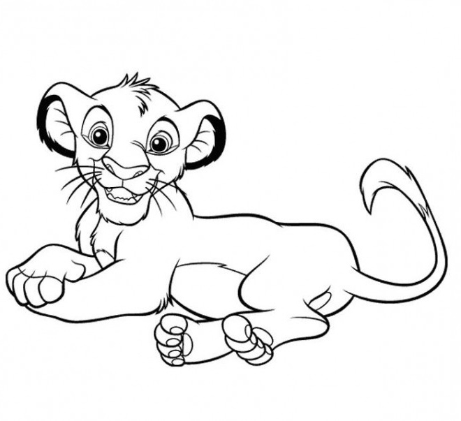dessin roi lion facile 2645