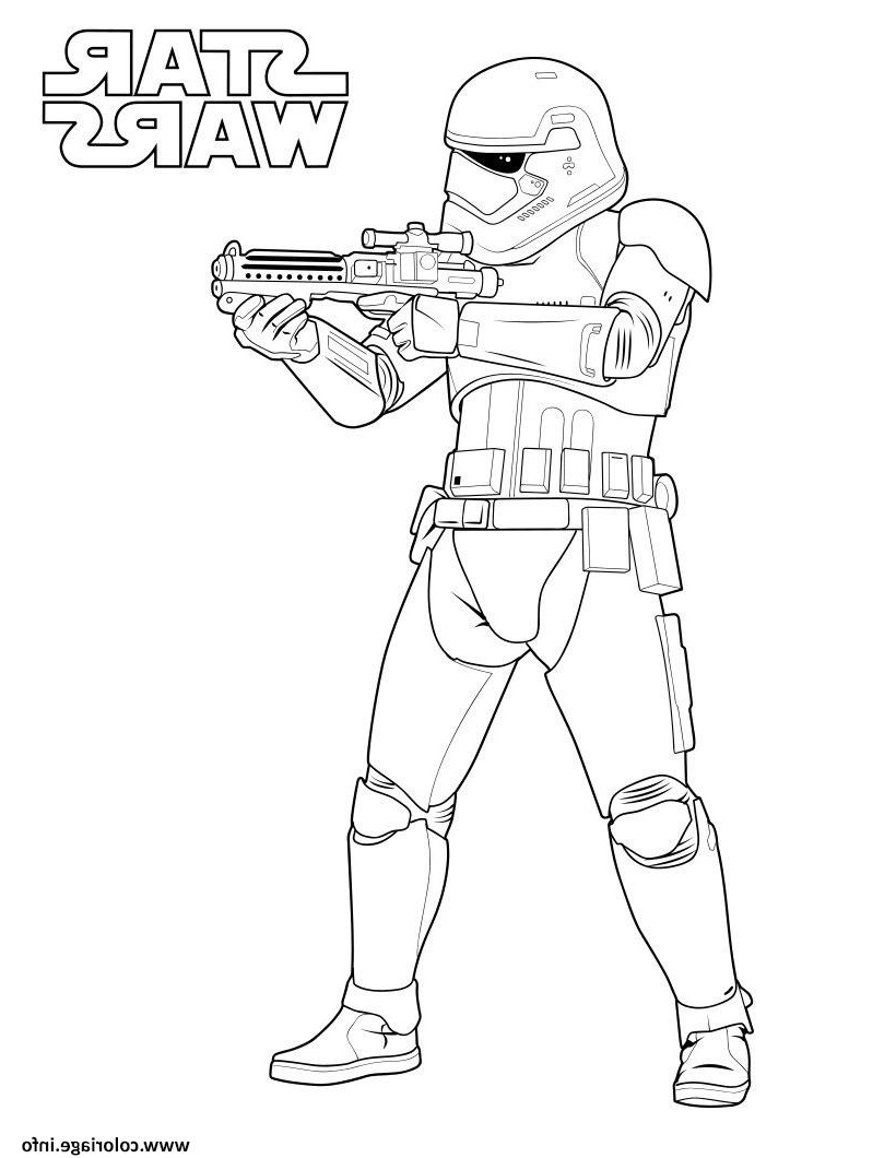 stormtrooper star wars 7 coloriage