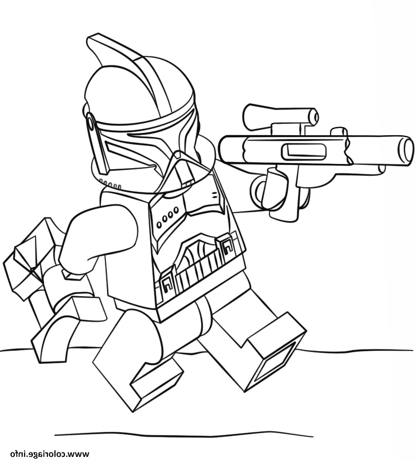 lego star wars clone trooper coloriage