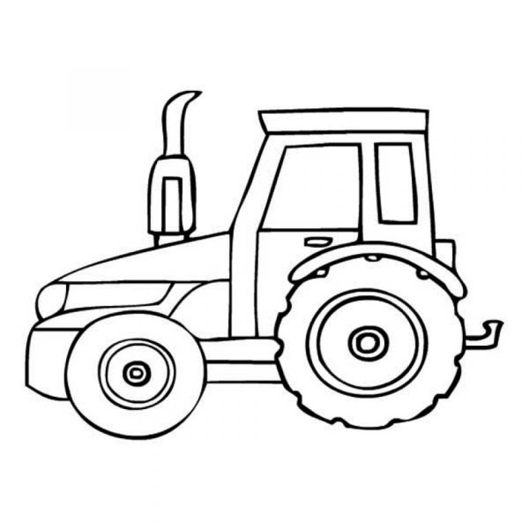 Coloriage Tracteur Luxe Photos Dessins Et Coloriages Page De Coloriage Grand format à
