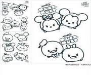 tsum tsum disney colouring pages printable coloring pages book
