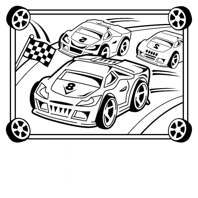 Coloriage Voiture Course Impressionnant Photos 34 Dessins De Coloriage Voiture De Course à Imprimer Sur