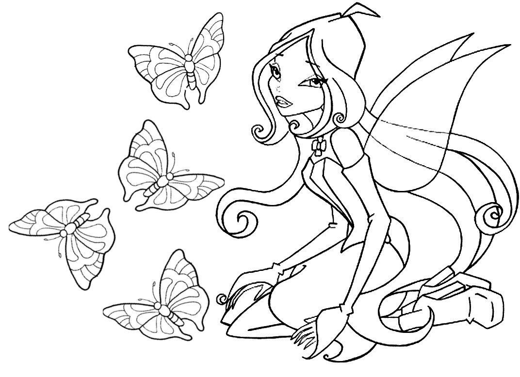 wings coloriage