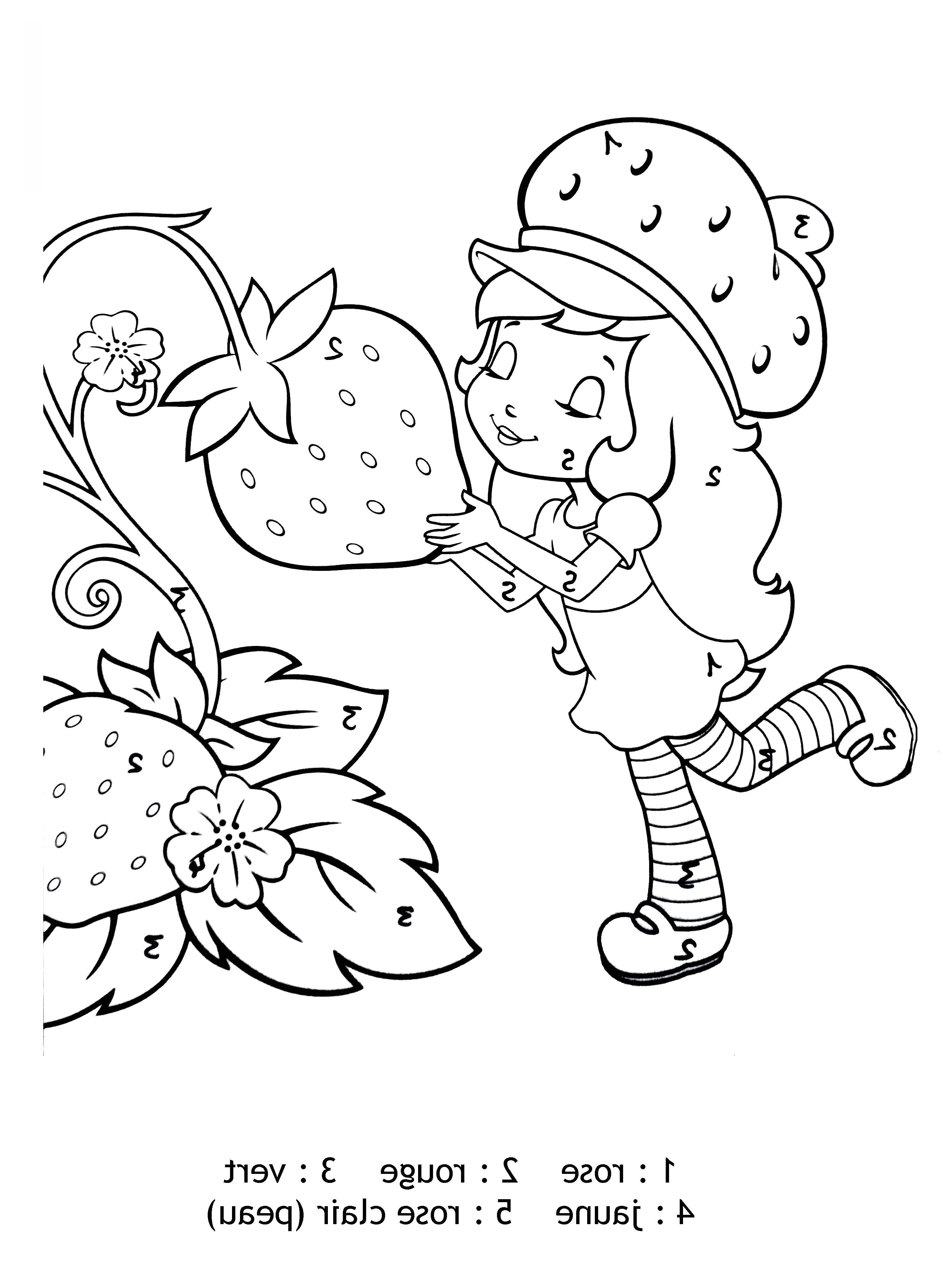 coloriage pour enfant a imprimer coloriage charlotte aux fraises colorier dessin imprimer