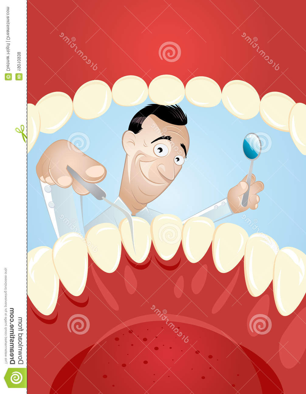 photos libres de droits dentiste de dessin anim l intrieur de bouche image