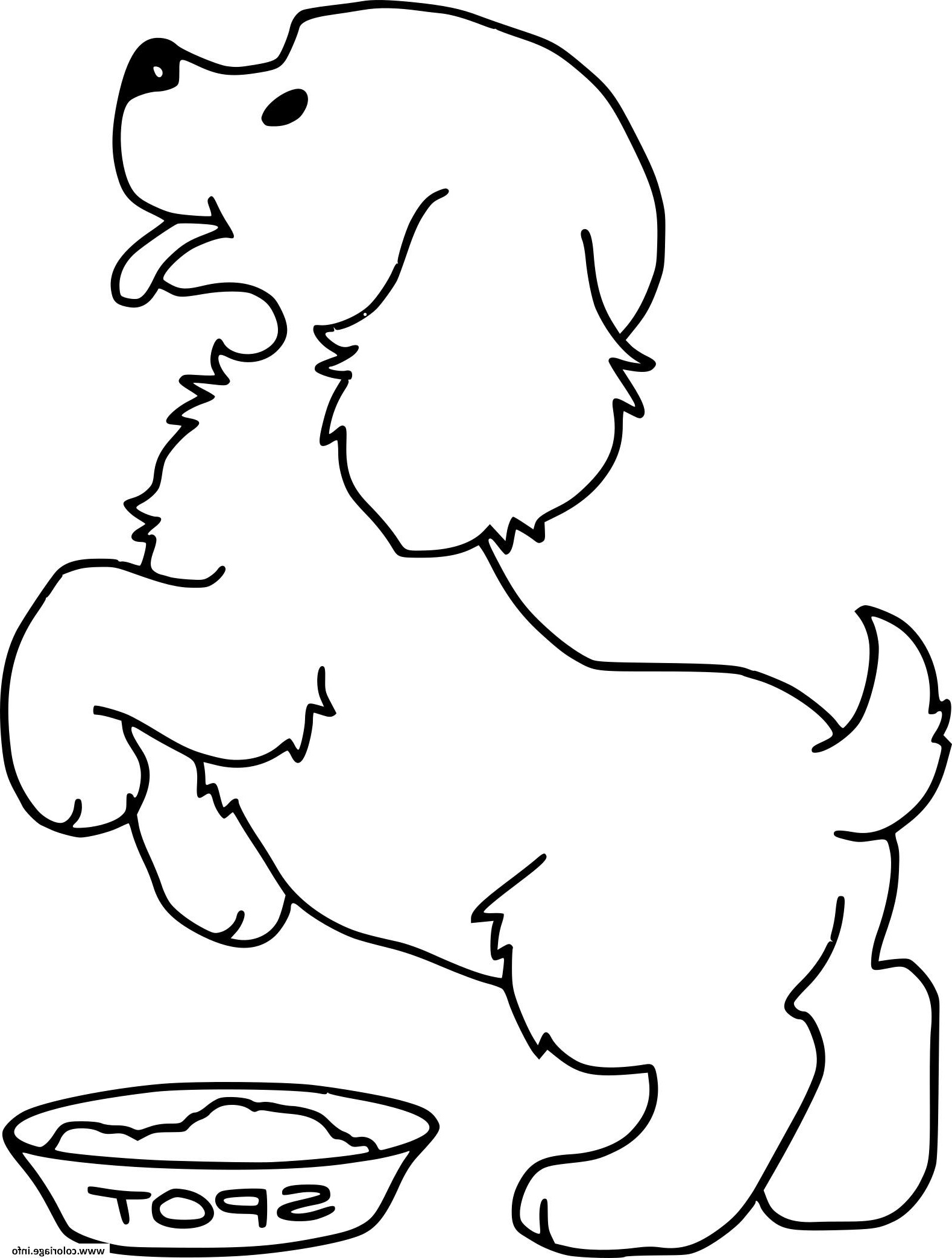 chien bebe adorable coloriage dessin