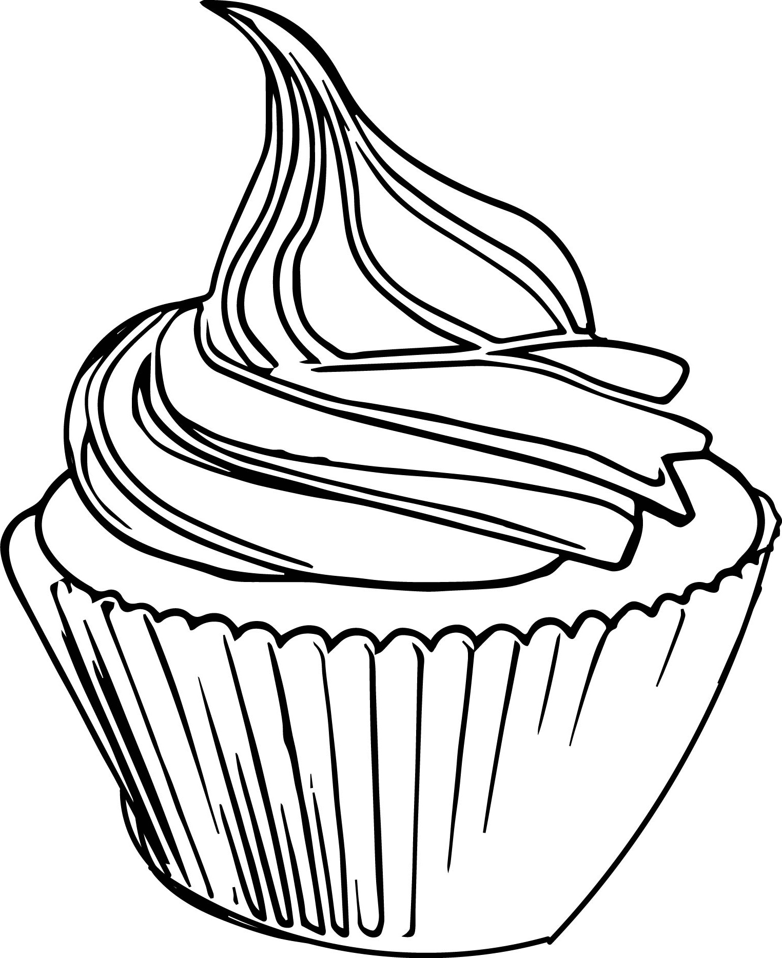 coloriage cupcake et dessin