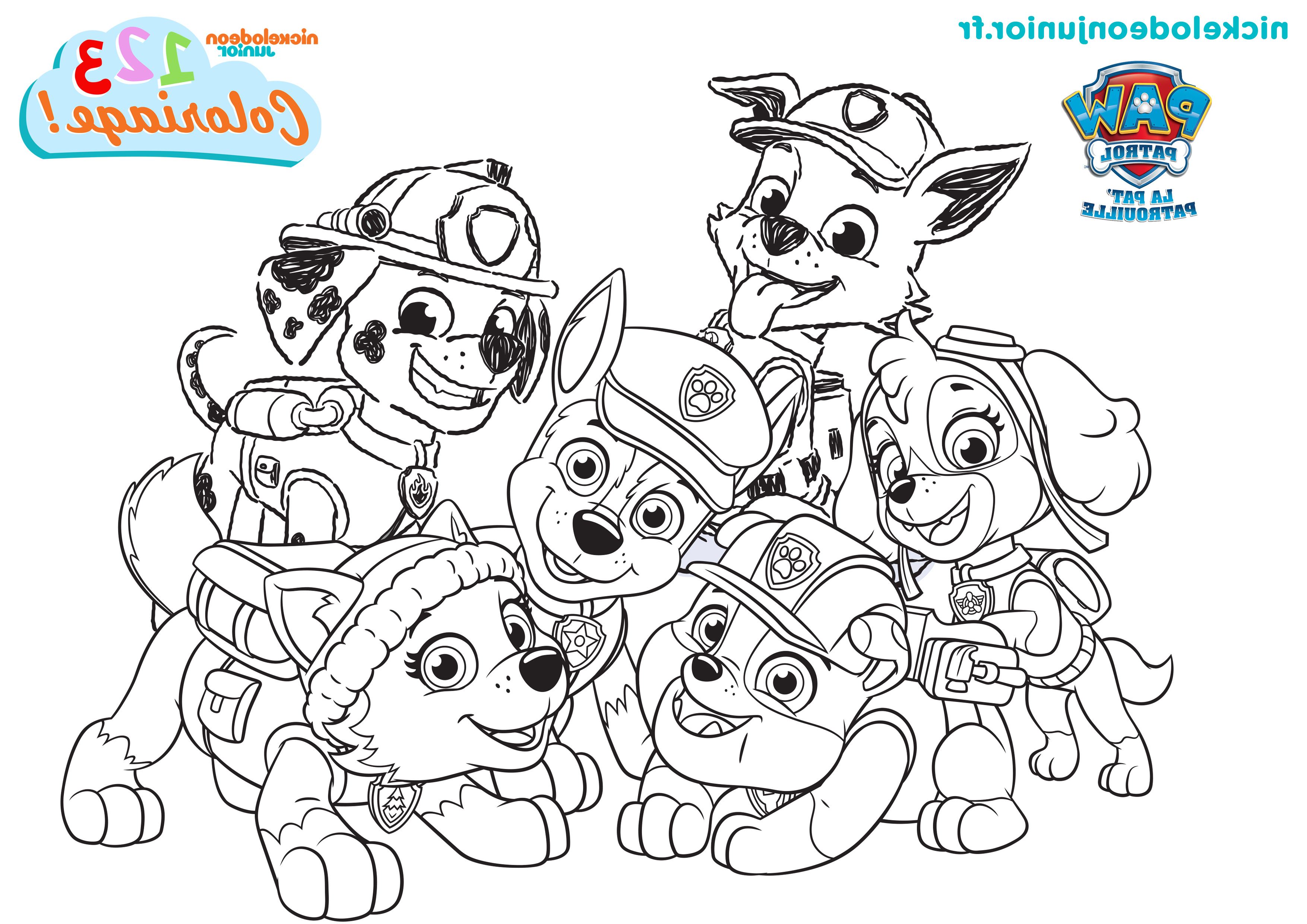 coloriages paw patrol8