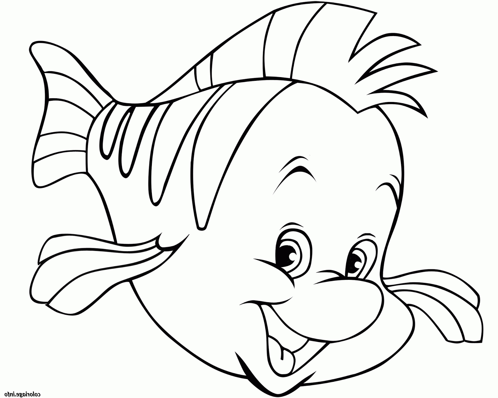 poisson 3 coloriage dessin