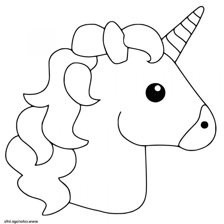Dessin A Imprimer Licorne Kawaii Luxe Images Coloriage