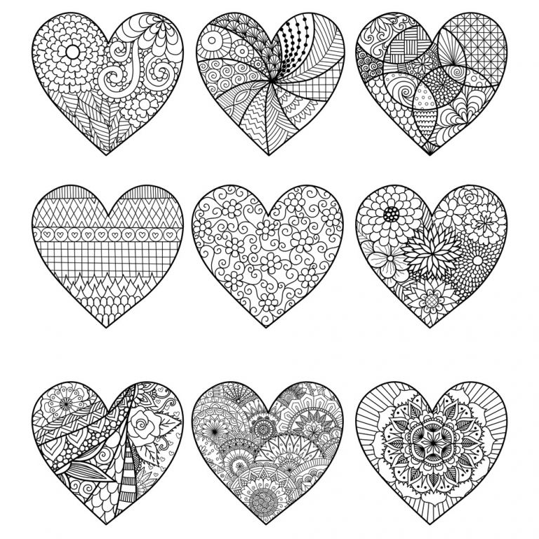 Dessin A Imprimer Mandala Coeur Impressionnant Photographie