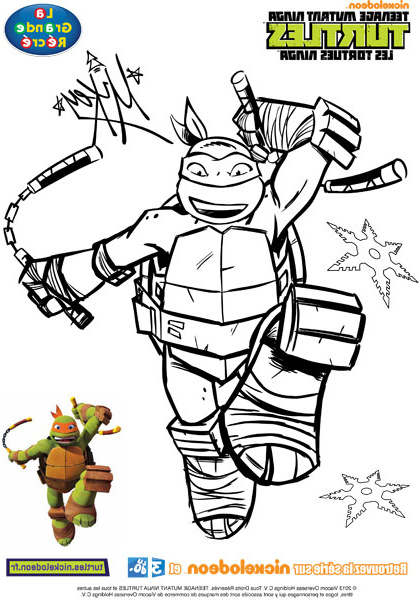 coloriages les tortues ninja 392