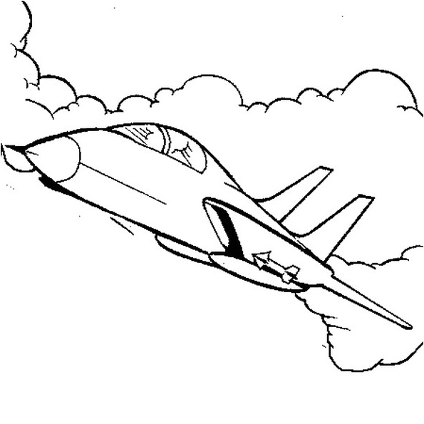 coloriage avion de course coloriage avion de chasse dans les nuages en ligne gratuit imprimer