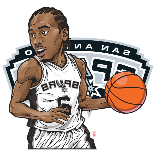 NBA players illust