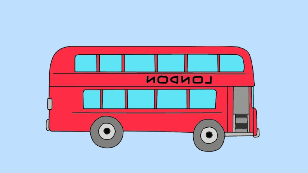 ment dessiner un bus anglais