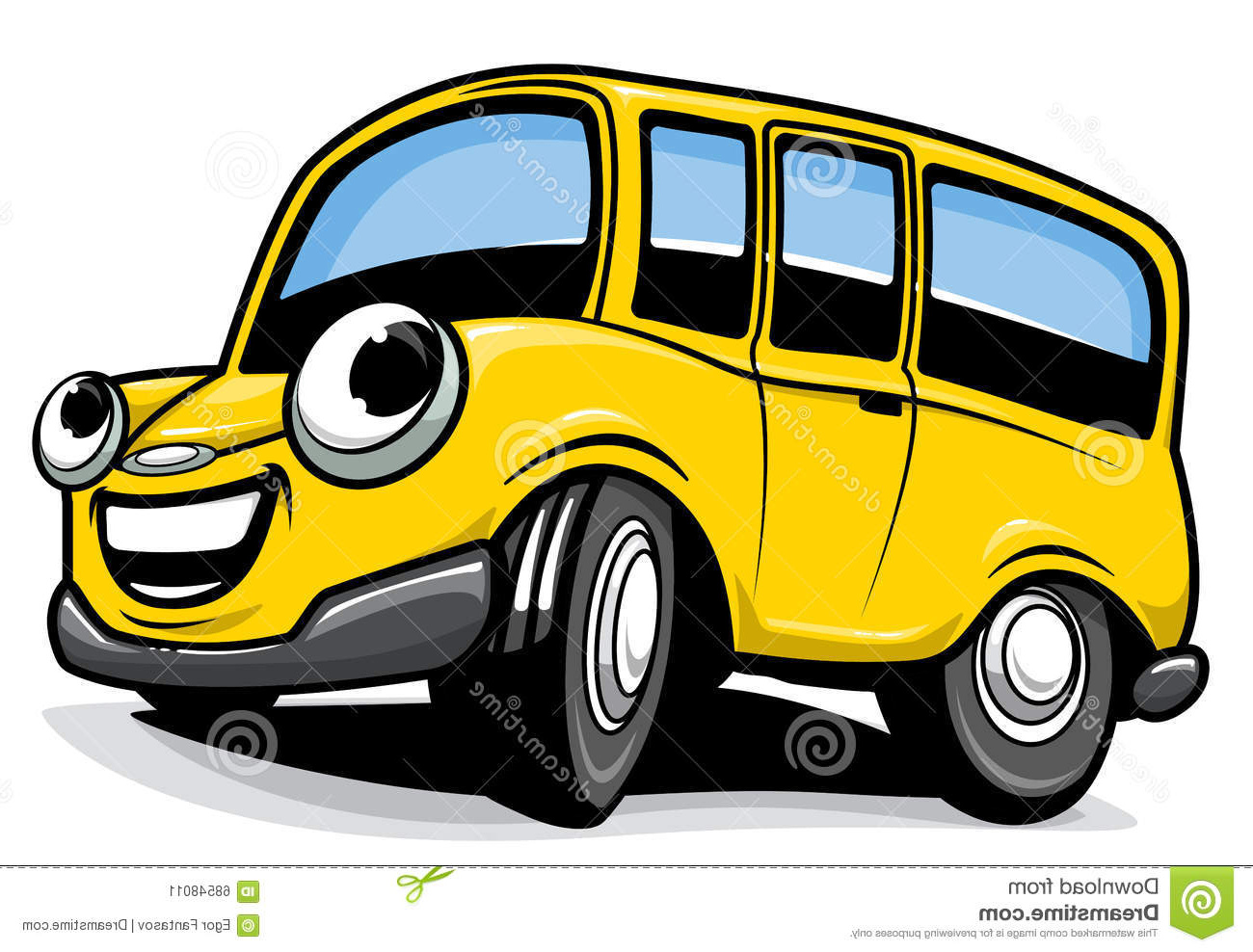 illustration stock bus de dessin anim image