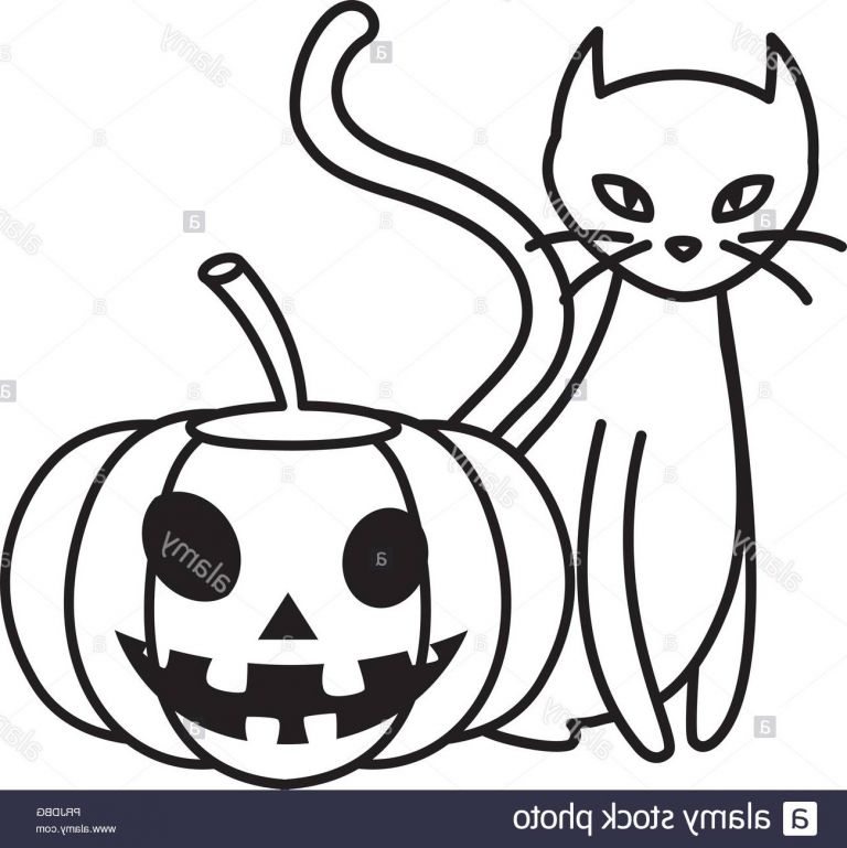 Dessin Citrouille D'halloween Beau Collection Carte De Voeux Avec Halloween Dessin Avec Des Citrouilles