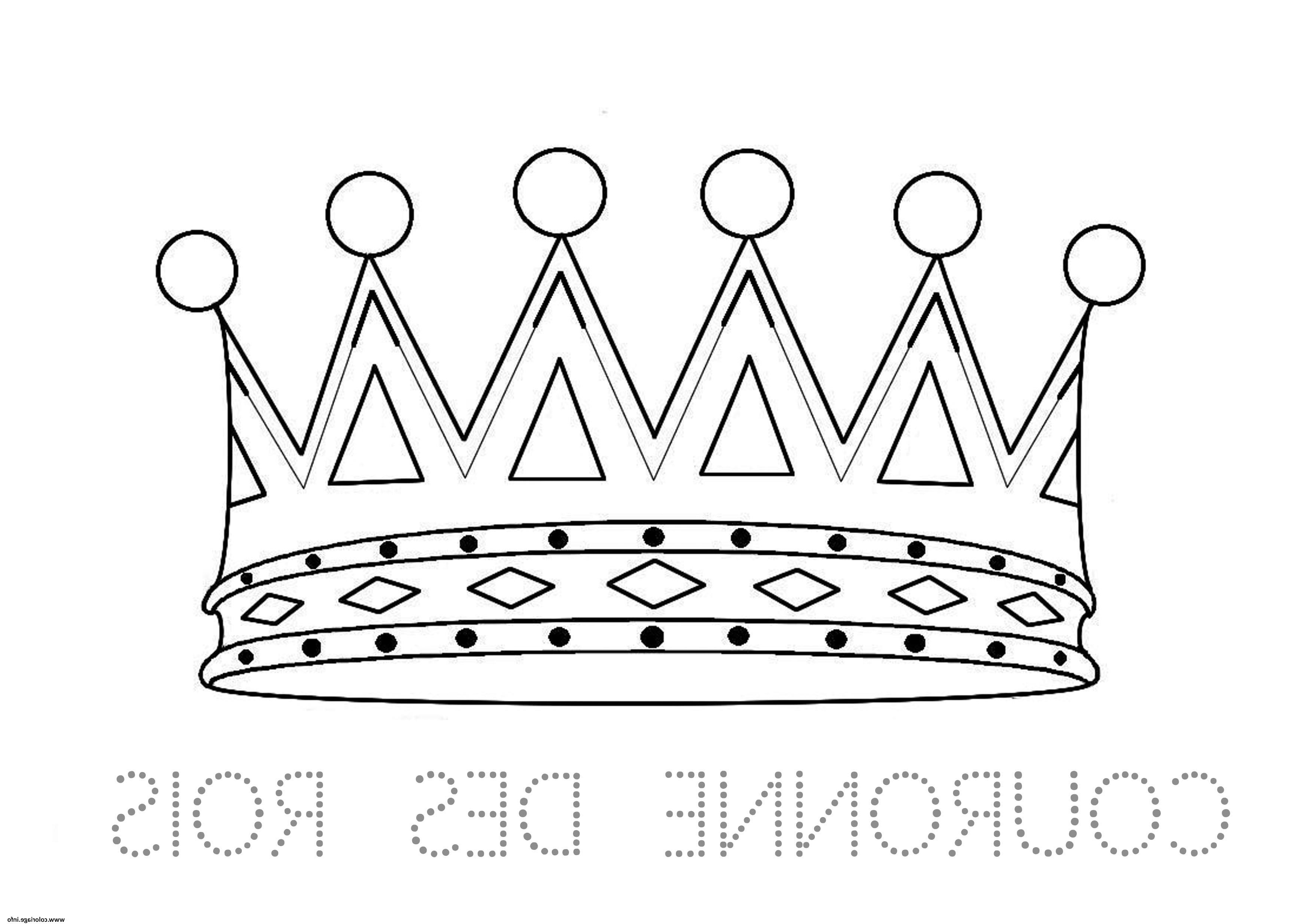 couronne des rois maternelle coloriage