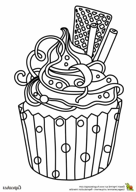 cup cakes coloring pages