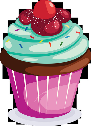 1783 cupcake dessin couleur