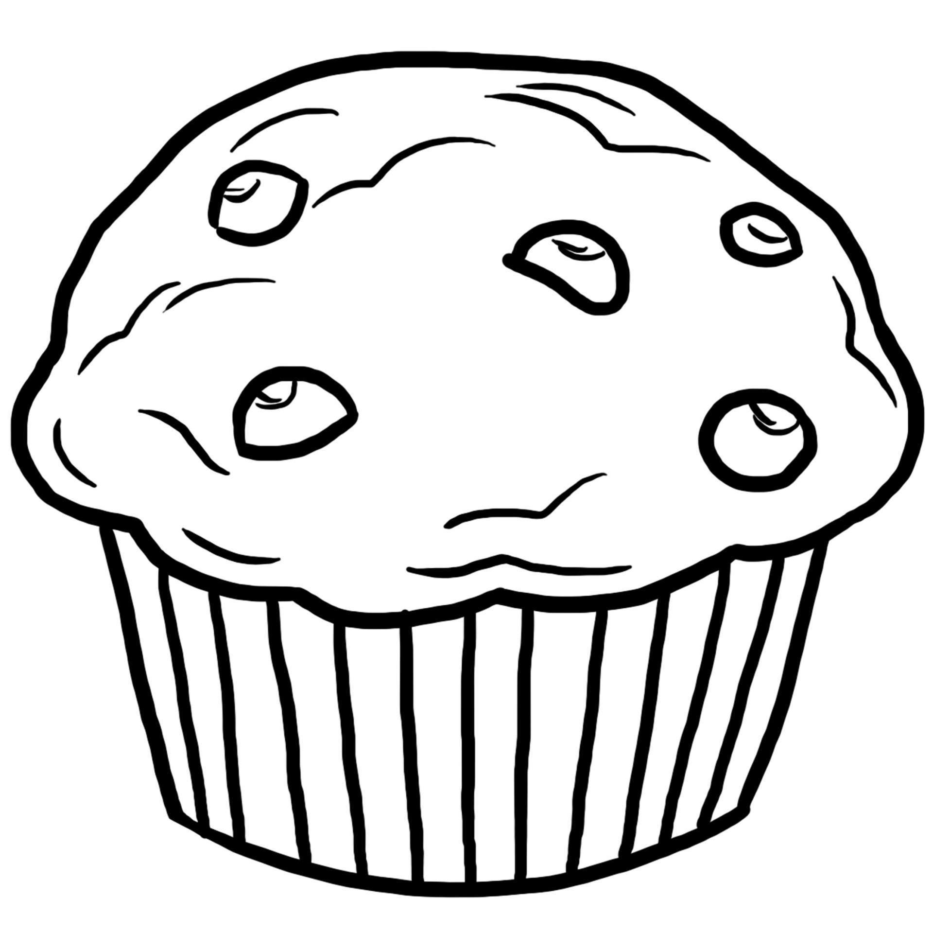 coloriage le muffin