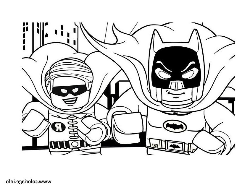 dc ics super heroes lego batman movie 2017 coloriage dessin