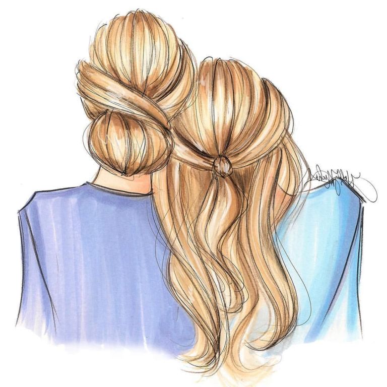 Dessin De Best Friends Cool Galerie Le Monde Des Blondes •best Friends• En 2018