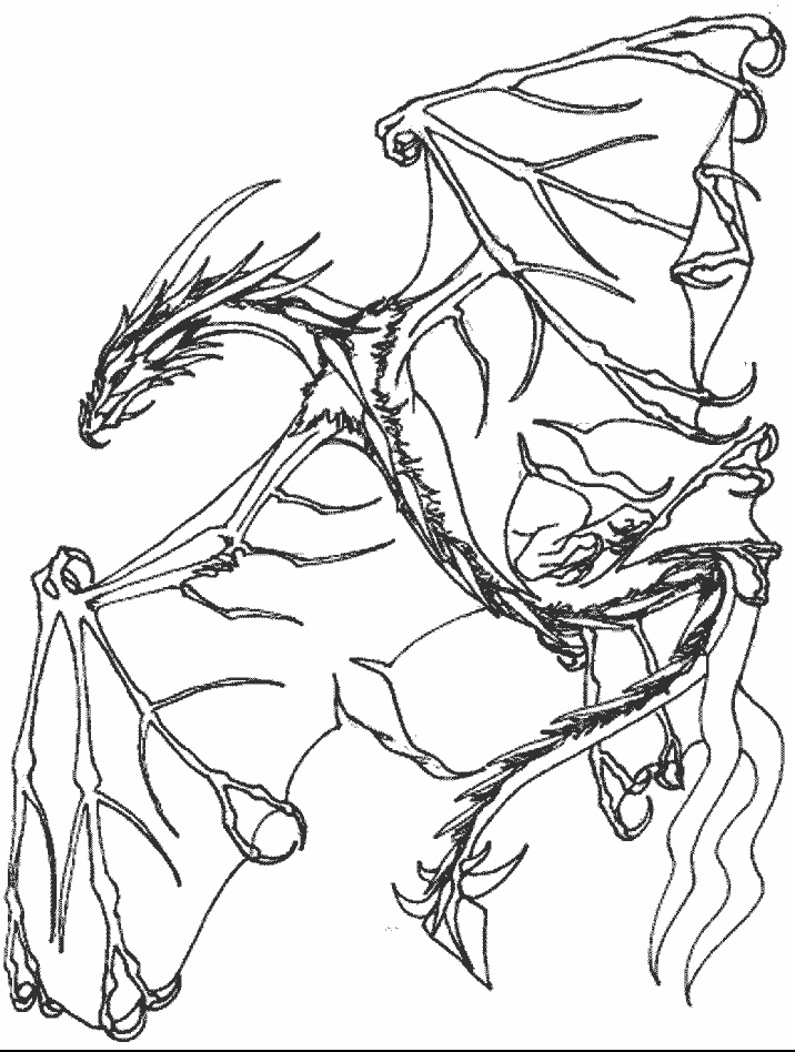 dessin de dragon chinois tatouage