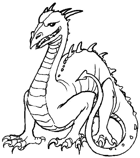 coloriage DragonsChinois 0