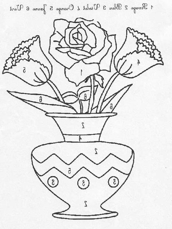 bouquets de fleurs dessin rigolo