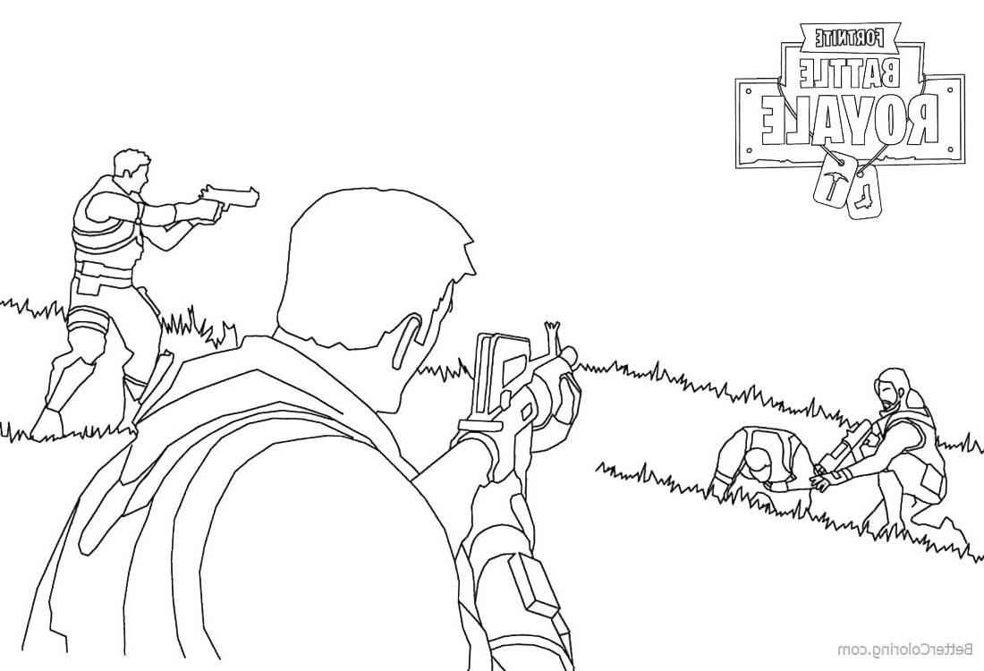 fortnite coloring pages video game lineart