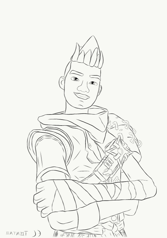 fortnite coloring pages hero