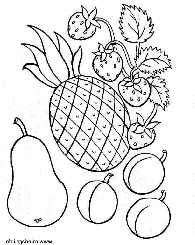 fruit 119 coloriage dessin