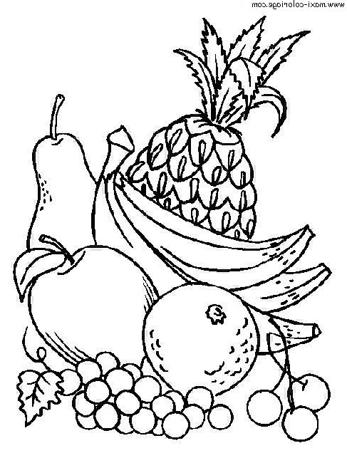 photo a dessiner de fruits et legumes