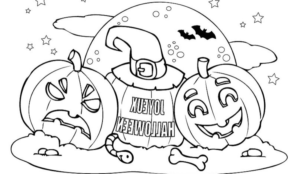 coloriage d halloween facile a imprimer gratuit coloriage m chante citrouille d 39 halloween a imprimer dessin