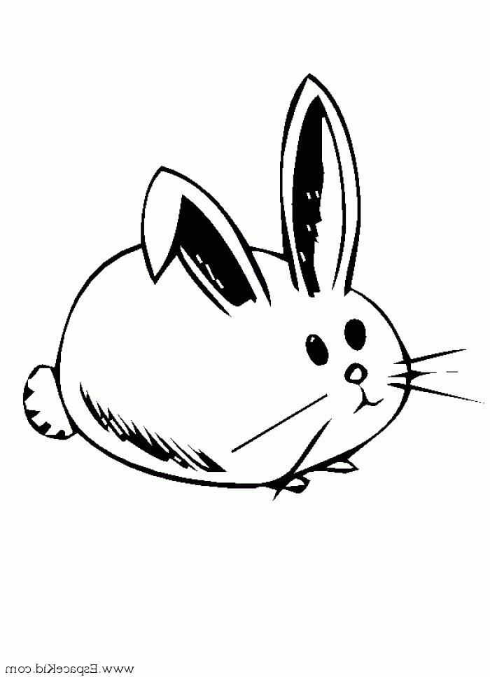 coloriage lapin de pques dessin par nounoudunord