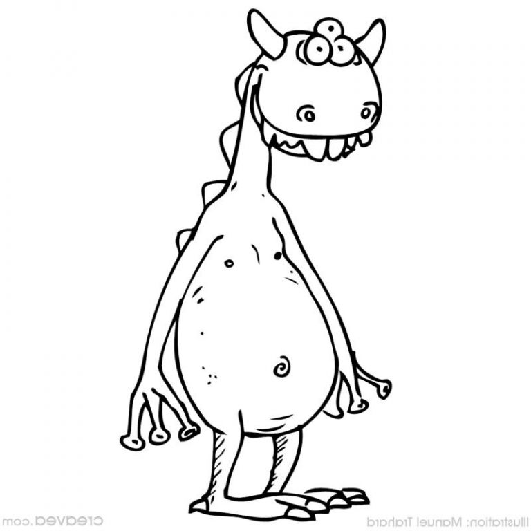 Dessin De Monstre Nouveau Images Coloriage Monstre Idées Conseils Et Tuto Coloriage