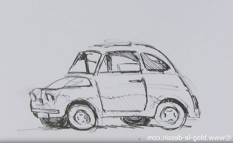 dessiner une voiture facile