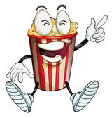 stock illustration cartoon popcorn character