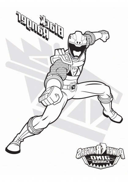 coloriage de power rangers ninja steel