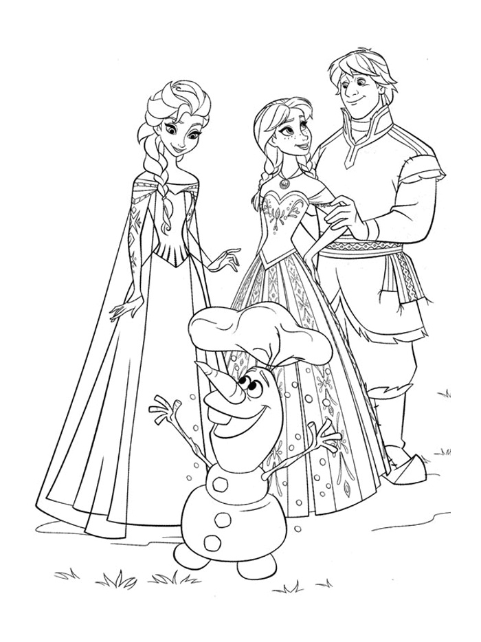 dessin de la reine des neiges