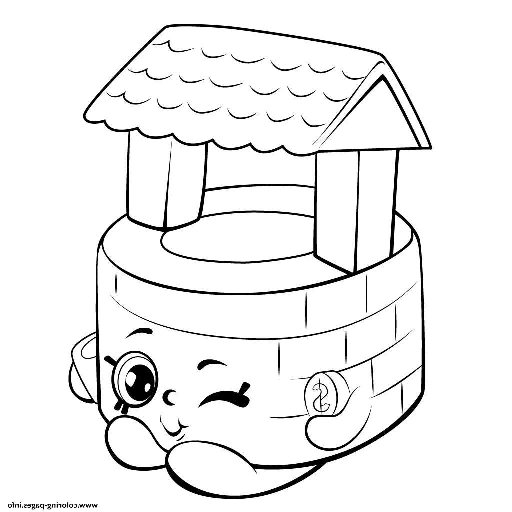 wishing well shopkins season 5 printable coloring pages book