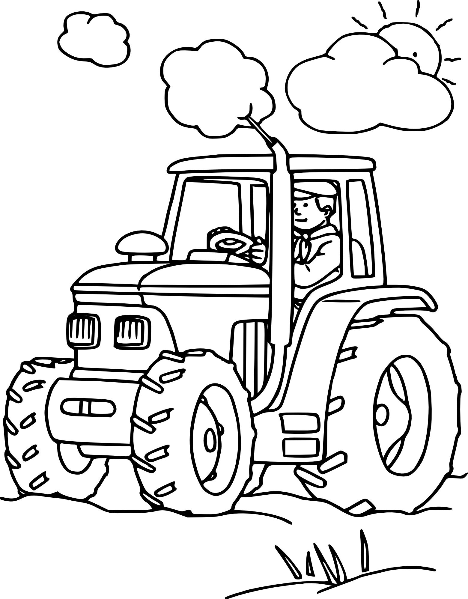 tracteur dessin