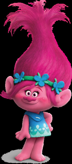 coloriage princesse poppy de trolls