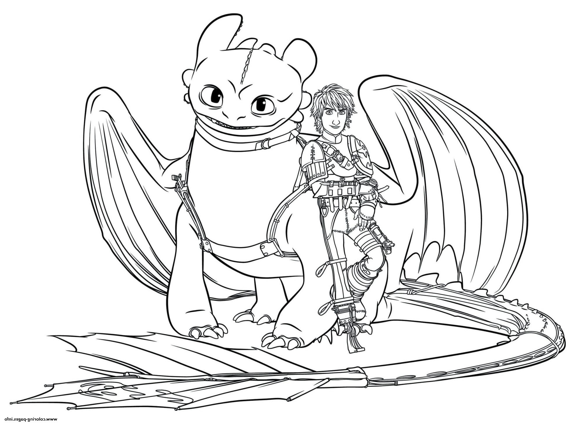 hiccup toothless dragon 3 printable coloring pages book